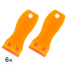 World Clean Easy Fit 貼紙去除器 刮刀 黃色, 6個