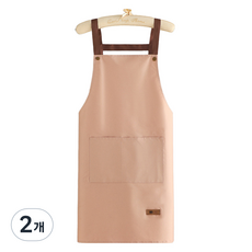 Togram Plus 防水口袋圍裙, 04 粉紅色, 2個