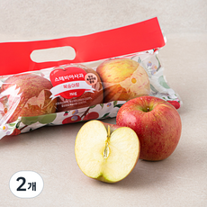 복숭아향 스테비아 사과 3입, 750g, 2개