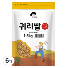 엉클탁 국내산 귀리쌀, 1.5kg, 6개