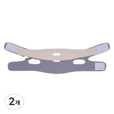 居家護理拉提V臉彈力帶 紫色, 2個, 1個