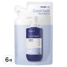 닥터지 두피랩 쿨 솔트 스케일링 샴푸 리필, 500g, 6개