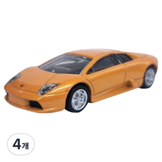 TOMICA T-ARTS KOREA Premium 05 藍寶堅尼 Murciélago 模型公仔, 橘色, 4個