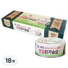 사조 안심 닭가슴살, 90g, 18개