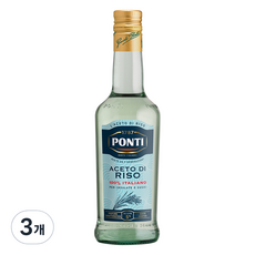 PONTI 米醋, 3個, 500ml