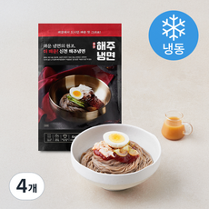 해주냉면 더 매운 해주냉면 2인분 (냉동), 640g, 4개