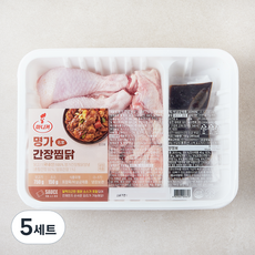 마니커 명가 간장 찜닭 750g + 소스 150g 세트 (냉장), 5세트