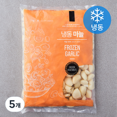 냉동 마늘 (냉동), 1kg, 5개