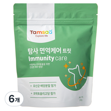 탐사 강아지 뉴트리션 트릿 영양제, 300g, 면역/유산균, 6개