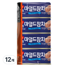 동원참치 마일드 참치, 90g, 12개