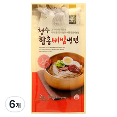 청수식품 청수 함흥비빔냉면, 360g, 6개