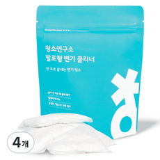 청소연구소 발포형 세정제 변기 클리너 5p, 200g, 4개