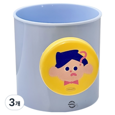 noooth 아우라팸 가족 양치컵 플라스틱, 아들, 3개
