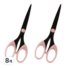 北歐風不鏽鋼桌上型多功能剪刀, 8個, 粉紅色