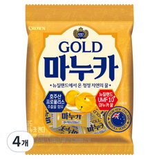 크라운 골드 마누카, 58g, 4개