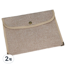 帥氣姐姐 摩登文件袋 16 x 23 cm, 2個, 米色