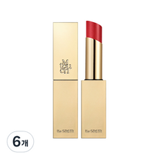 더샘 엠 터치 샤인 립스틱, 6개, RD02 레드 쇼