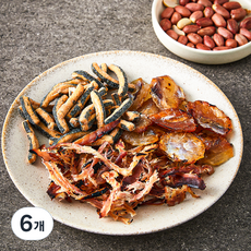 순삭 리얼 오징어 땅콩고소아, 160g, 6개