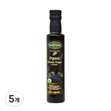 만토바 모데나 오가닉 오리지날 발사믹식초, 250ml, 5개