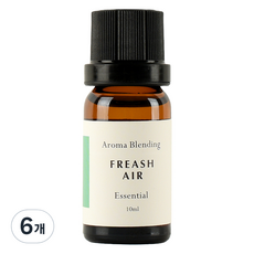 소소코 아로마블랜딩 에센셜오일 프레쉬에어, 6개, 10ml