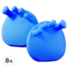 JOABIN 足部運動 小腿 腿部 腳趾 訓練 ONE SIZE, 8個, 藍色