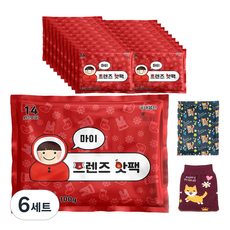 인라이프 국내 제조 포켓형 마이 프렌즈 핫팩 100g, 120개