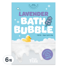 MY LITTLE TIGER 孩童用泡泡入浴劑 薰衣草香, 300g, 6盒