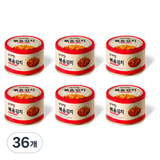 미가찬 캔 볶음 김치 감칠맛, 160g, 36개