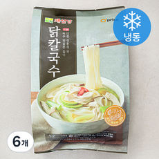 오프라이스 채선당 닭칼국수 1~2인분 (냉동), 1.03kg, 6개