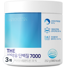 닥터루템 정품 산양유 단백질 7000, 252g, 3개