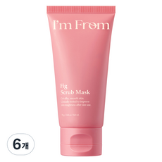 I'm from 無花果磨砂面膜, 1入, 6個, 100g