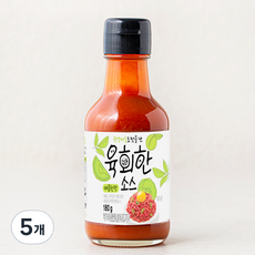 광양매실로 맛을 낸 육회한 소스 매콤한맛, 5개, 180g