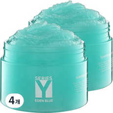 시리즈와이 씬티드 사우나 스팀 솔트 바디 스크럽 에덴 블루, 450g, 4개
