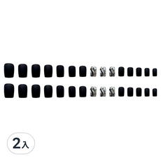 Paula's Nail 寶拉美甲 星月蝴蝶寶石美甲貼片, 2組, AP69026