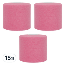 크리다 언더랩 근본 스포츠테이프 7cm x 10m 핑크, 15개, 1개입