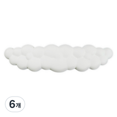 큐센 구름 팜레스트, 화이트, 6개