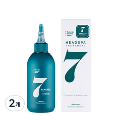 헤드스파7 파란눈 블랙 헤어 트리트먼트, 200ml, 2개
