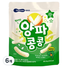 베베쿡 양파콩콩, 30g, 6개, 양파맛