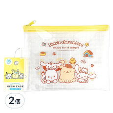 Sanrio 三麗鷗 文件收納拉鍊袋 B6, 2個, 608688