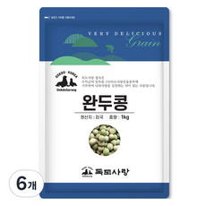 독도사랑 완두콩, 1kg, 6개