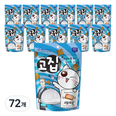 고집 고양이 간식, 연어, 60g, 72개