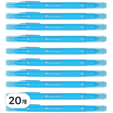 PLAYCOLOR 톰보 케이 수성사인펜, 라이트 블루, 20개