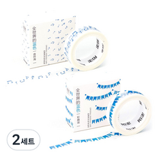 Life Point墨水膠帶 音符+花環, 藍色, 2組