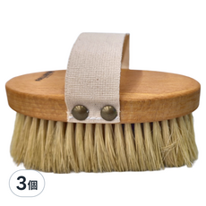 FALLER德國芙樂森 詠木香 特長天然植物纖維輕SPA筋膜按摩乾刷, 混色, 1入, 3個