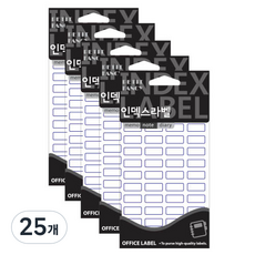 쁘띠팬시 인덱스라벨 20-211 18p, 파랑(20-211B), 25개