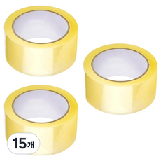 KDT OPP 박스 테이프 투명 48mm x 50m 60mic, 15개