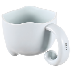 FaSoLa 多功能貓咪漱口杯, 湖水藍, 1個