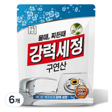 Saenghwalgongsik 強力洗淨檸檬酸, 1kg, 6個