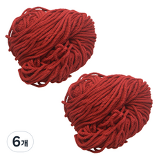 태광 마크라메 실 60합 4mm, 10 와인, 6개