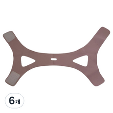 Ladelly 成人用時尚防張嘴束帶 粉紅色, 6個